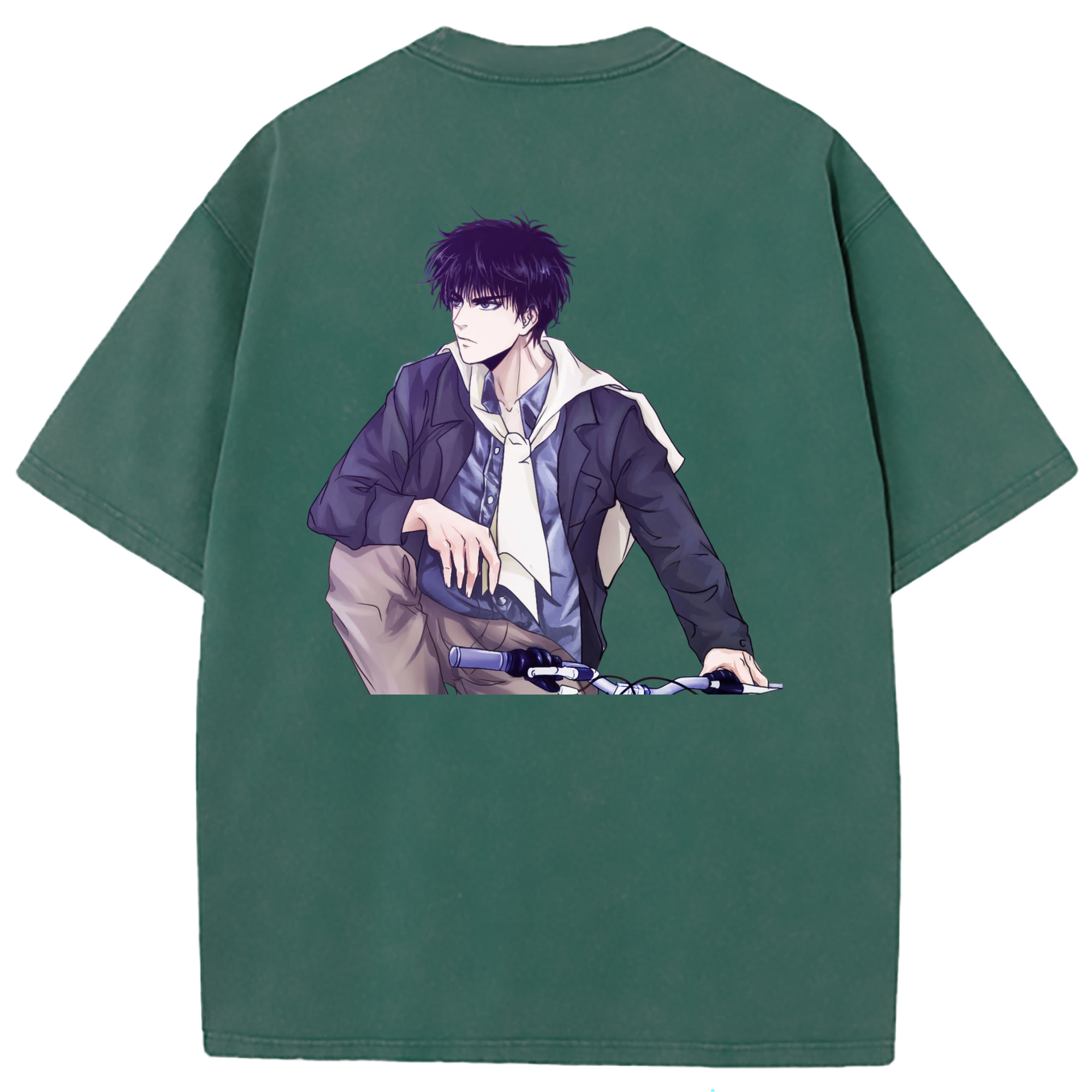 （画像用） SLAM DUNK／スラムダンク 綿100% ヴィンテージ風 半袖Tシャツ（背面プリント）